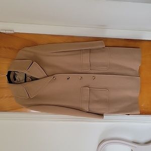 Narciso Rodriguez Made in Italy Camel Hair Car Coat - Sz 12